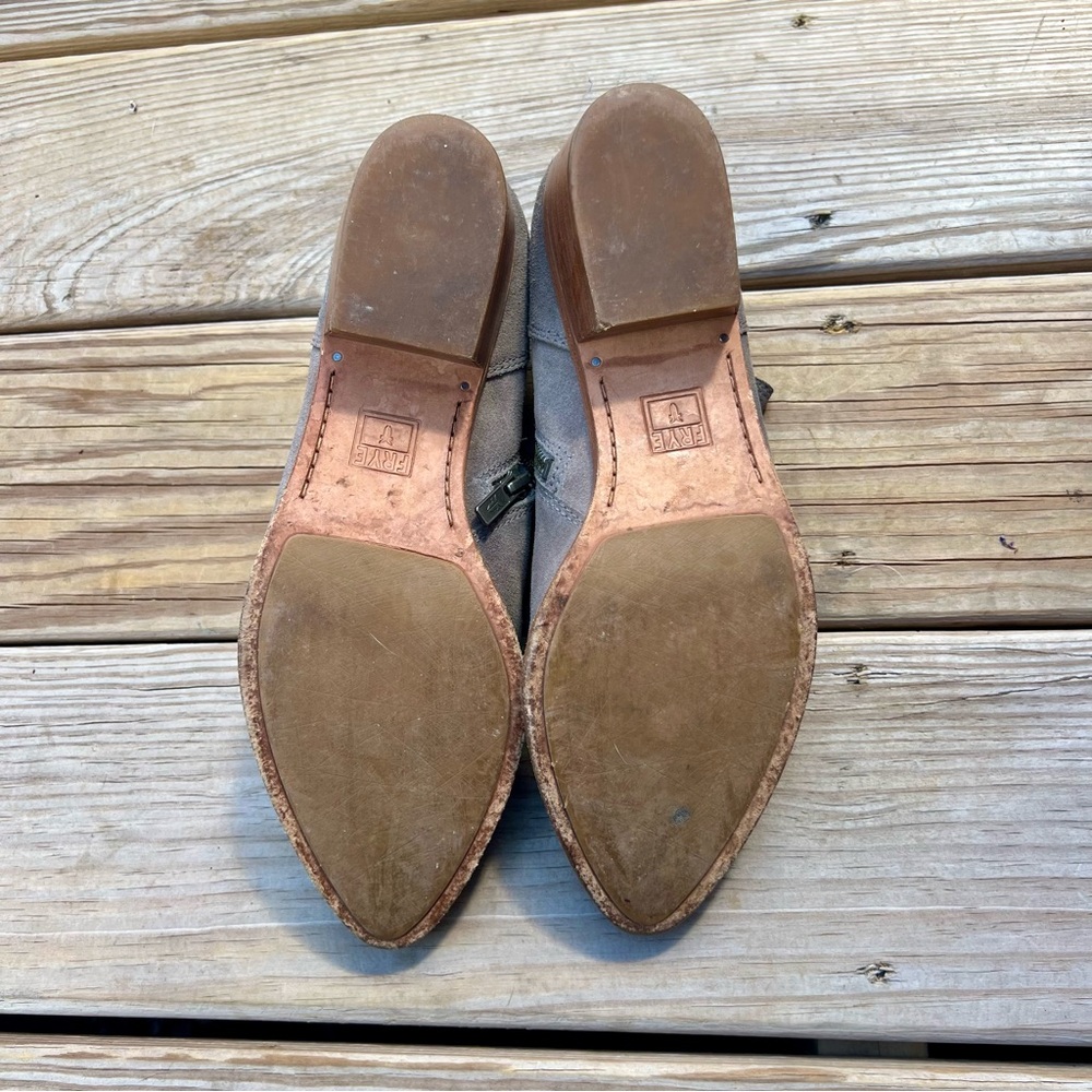 FRYE Ray Belted Bootie, ankle bootie, gray - Picture 2 of 4